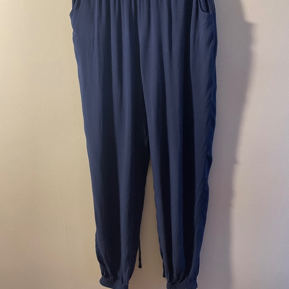 Navy blue jumpsuit